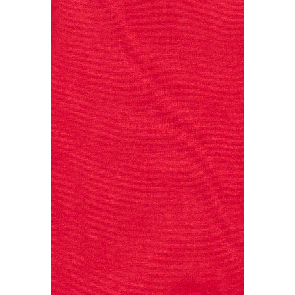 Longshirt mit Tasche OVERSIZED Jersey rot