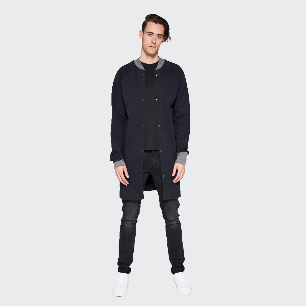 Mantel EXTRA HEAVY SWEAT schwarz/grau