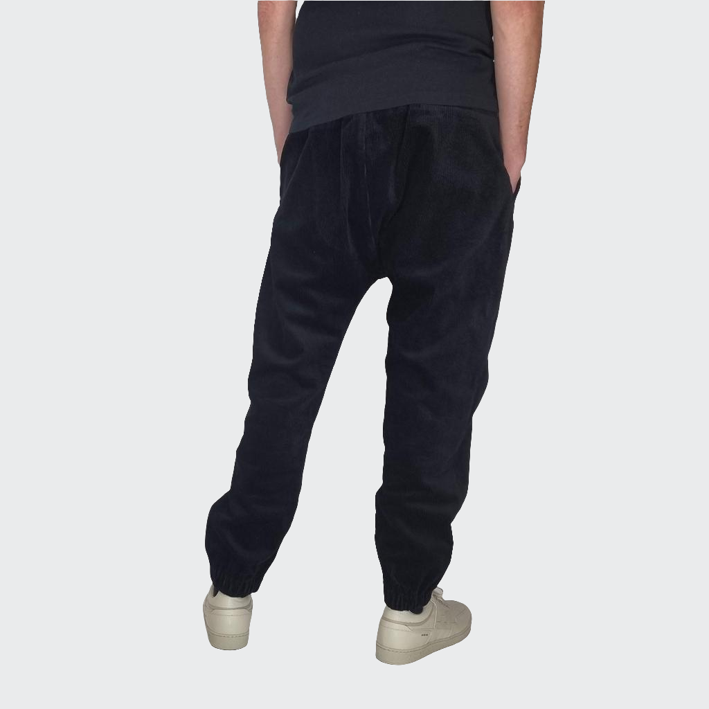 Hose BAGGY Cord schwarz