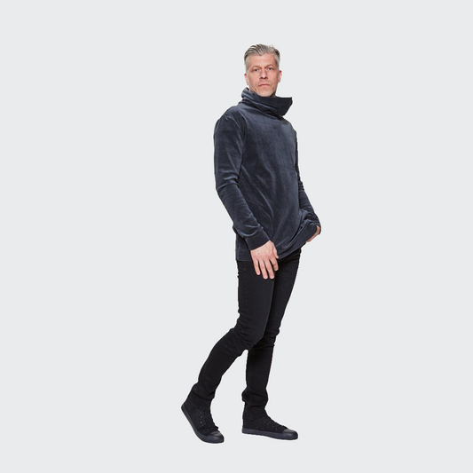 Pullover LONG Heavy Nicky anthrazit