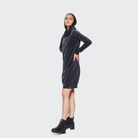 Pulloverkleid lang ROLLKRAGEN Heavy Nicky anthrazit