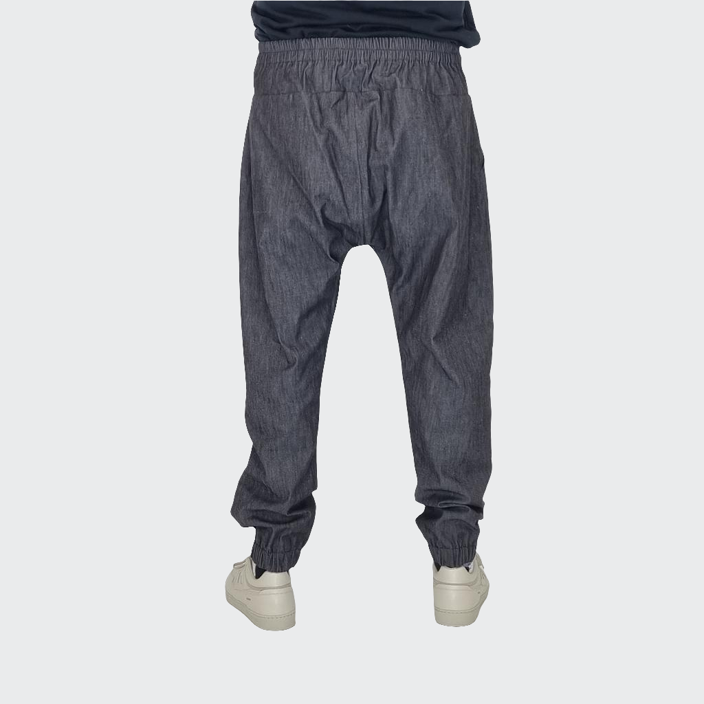 Hose BAGGY Denim schwarz/grau