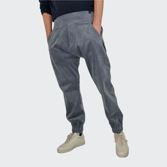 Hose BAGGY Cord mittelgrau