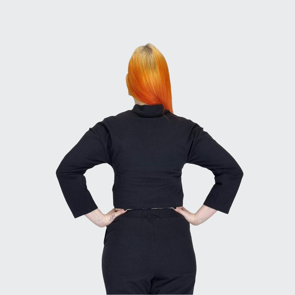 Shirt KNOTEN French Terry schwarz