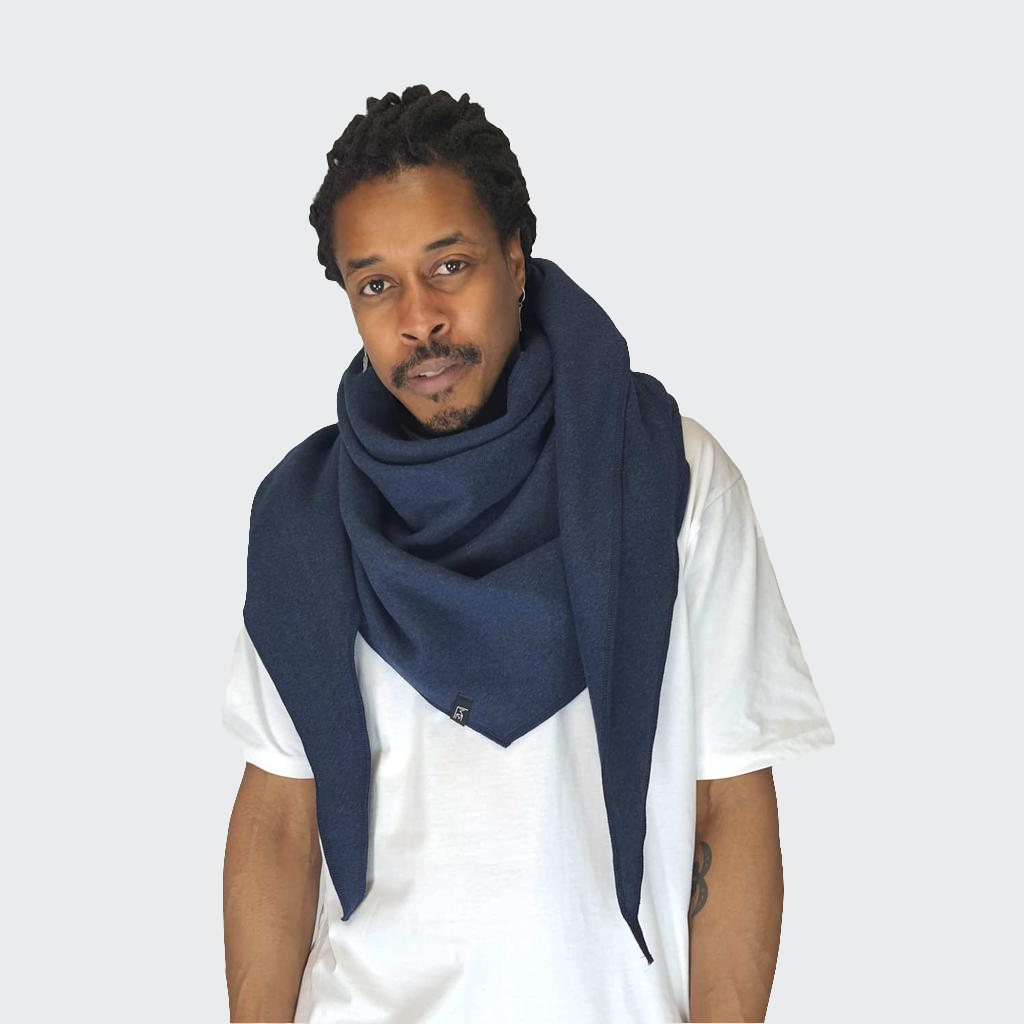 Maxituch BIO-BAUMWOLLFLEECE blau