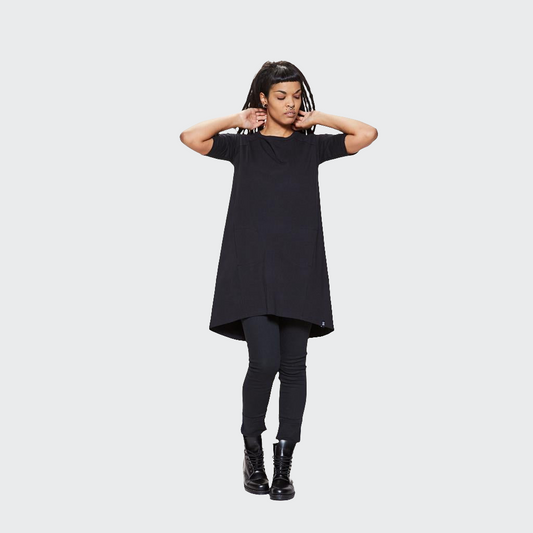 Kleid A-LINIE Jersey schwarz