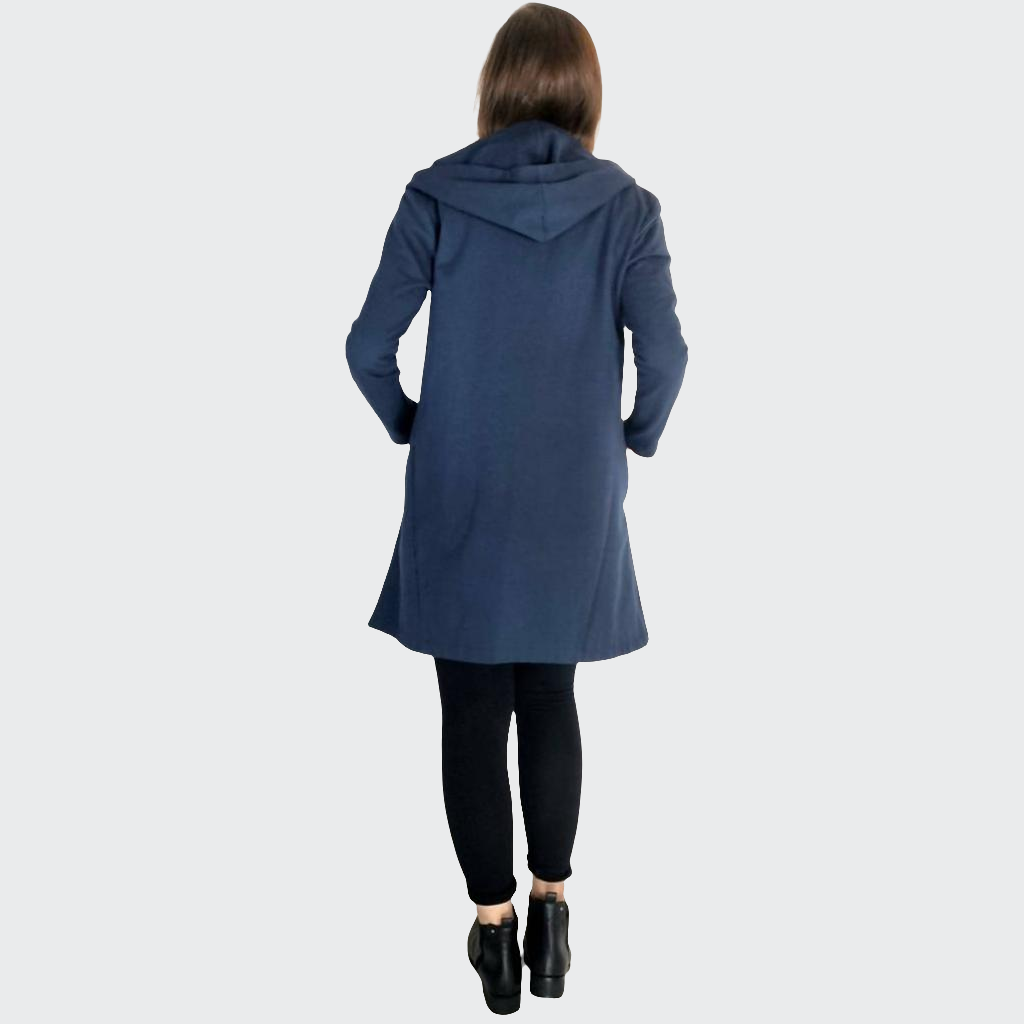 Kapuzenmantel SWEAT navy