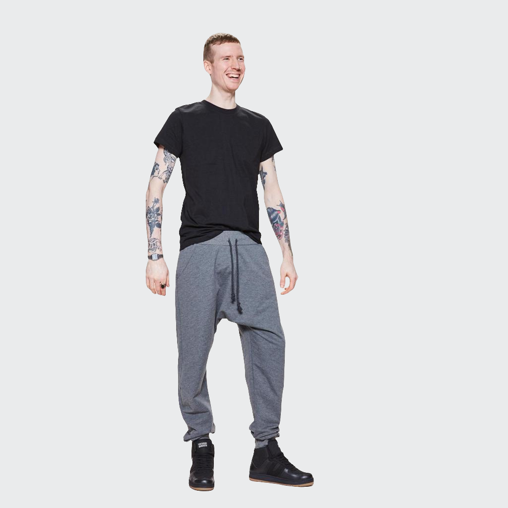 Jogginghose BAGGY Sweat grau