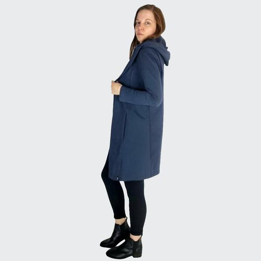 Kapuzenmantel SWEAT navy