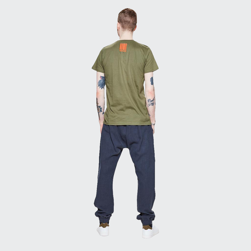 Hose EXTRA BAGGY Leinen blau