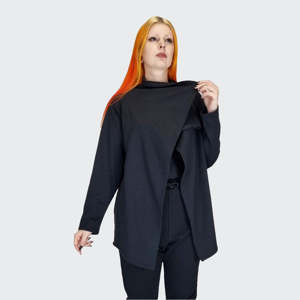 Mantel SWEAT schwarz