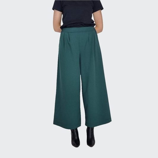 Hosenrock BUNDFALTEN Jersey recycelt grün