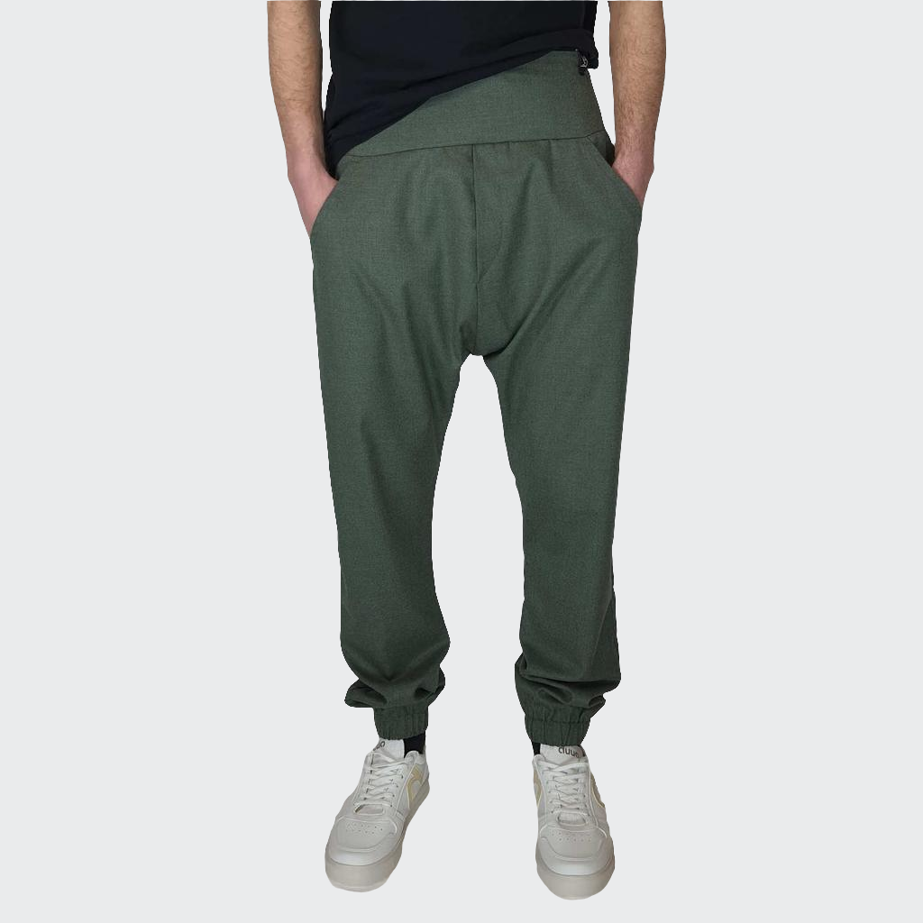 Hose BAGGY Bambusviskose oliv
