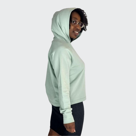 Hoodie BOXY French Terry mint
