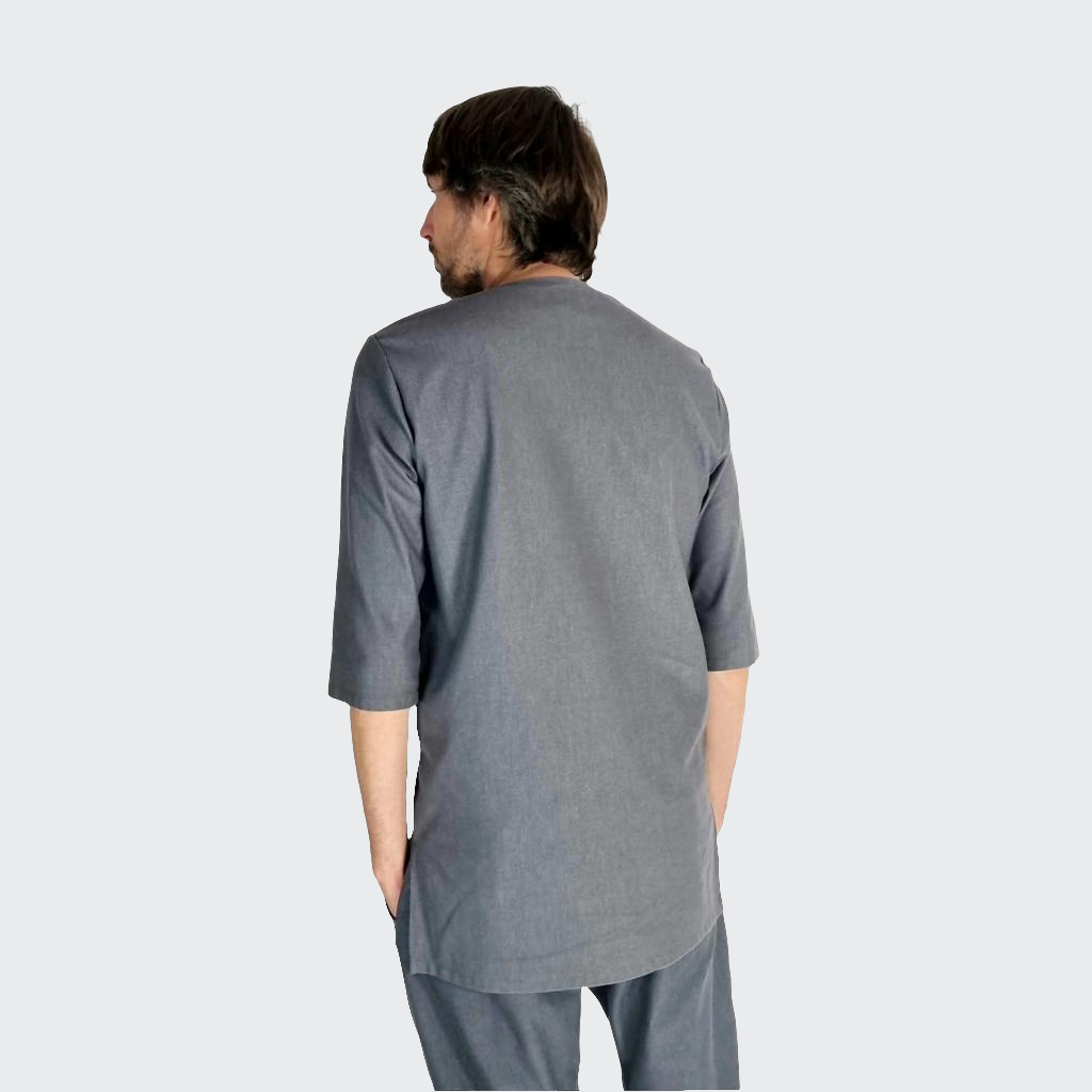 Shirt VOKUHILA Denim Stretch grau