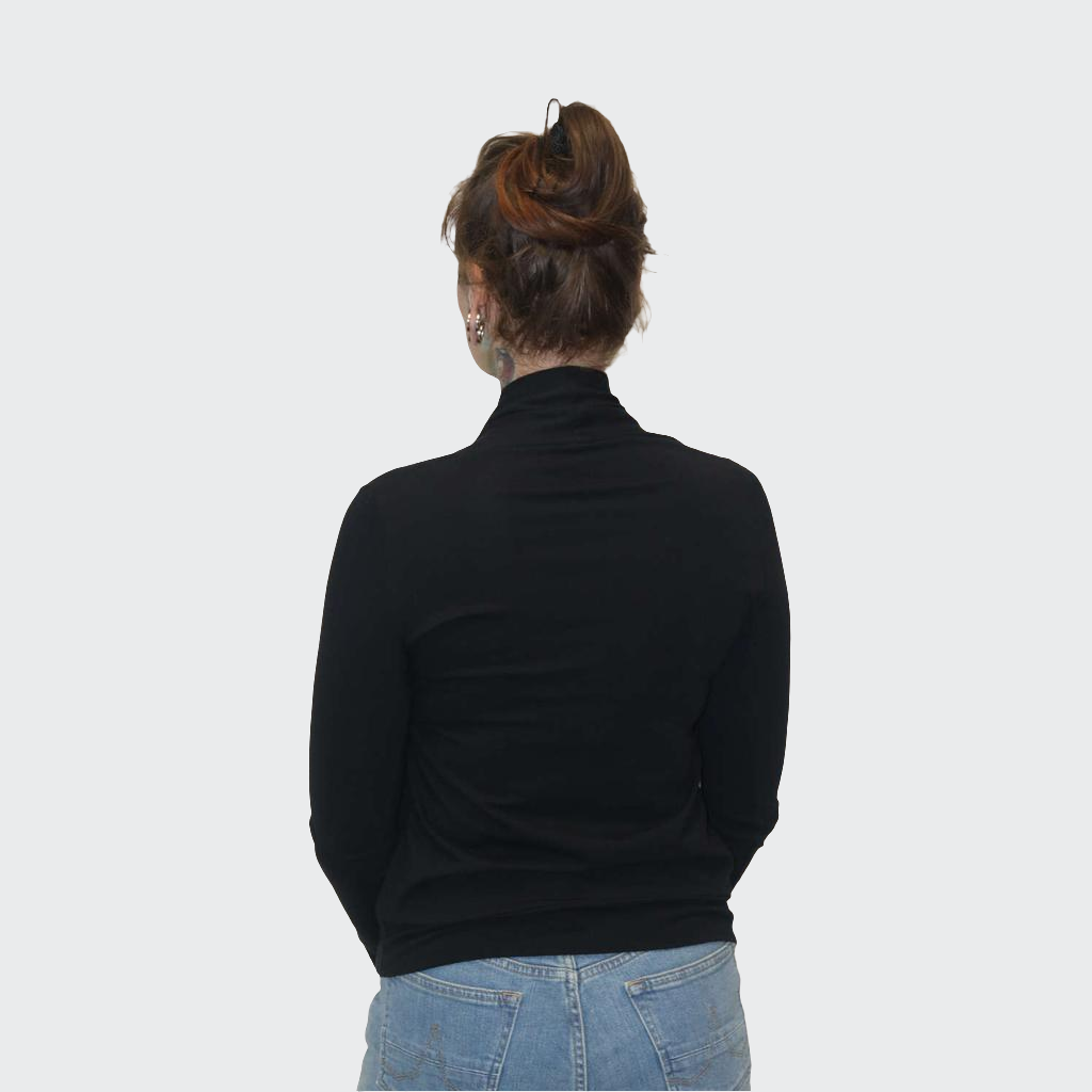 Shirt SCHALKRAGEN Jersey schwarz