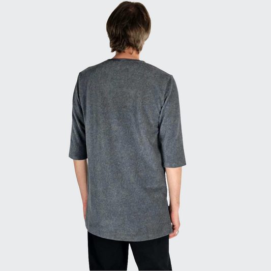 Shirt VOKUHILA Waffelnikki grau