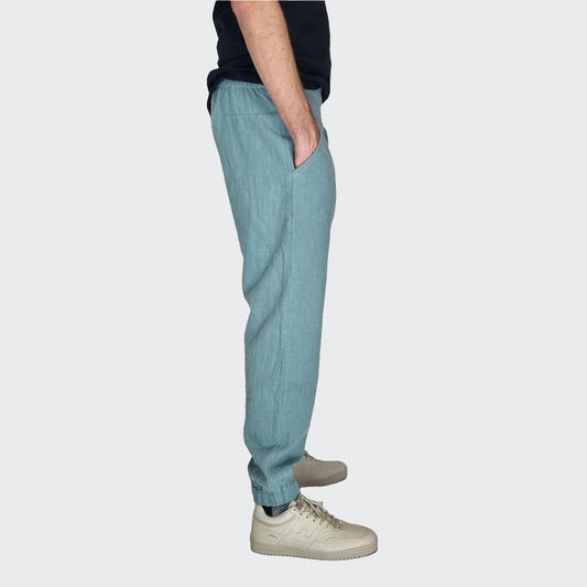Hose BAGGY Leinen mint
