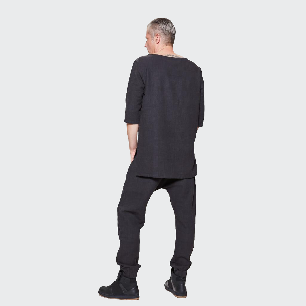 Hose BAGGY Leinen schwarz