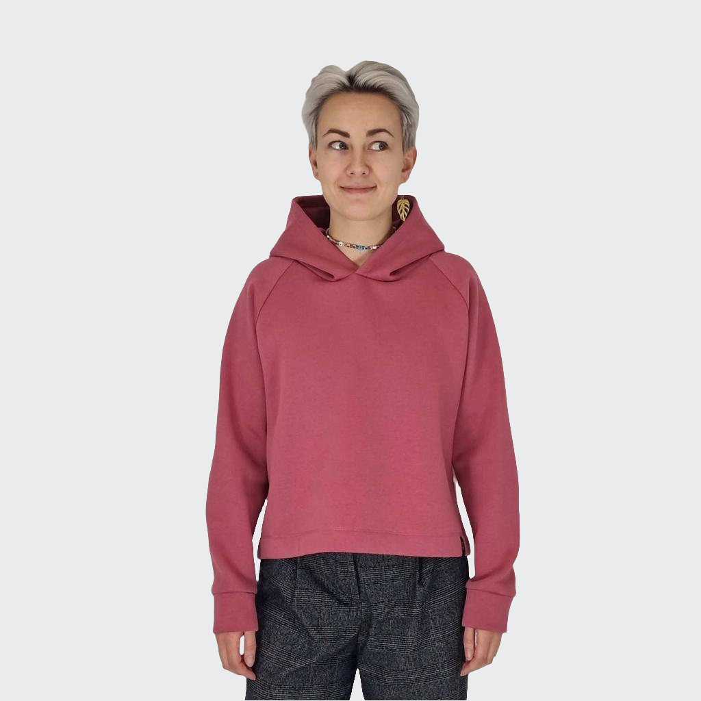 Hoodie BOXY Heavy Sweat rosewood