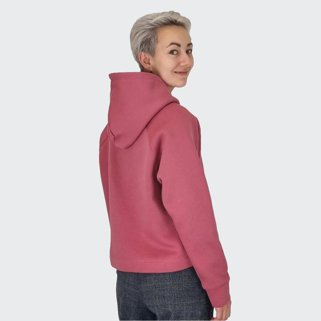 Hoodie BOXY Heavy Sweat rosewood
