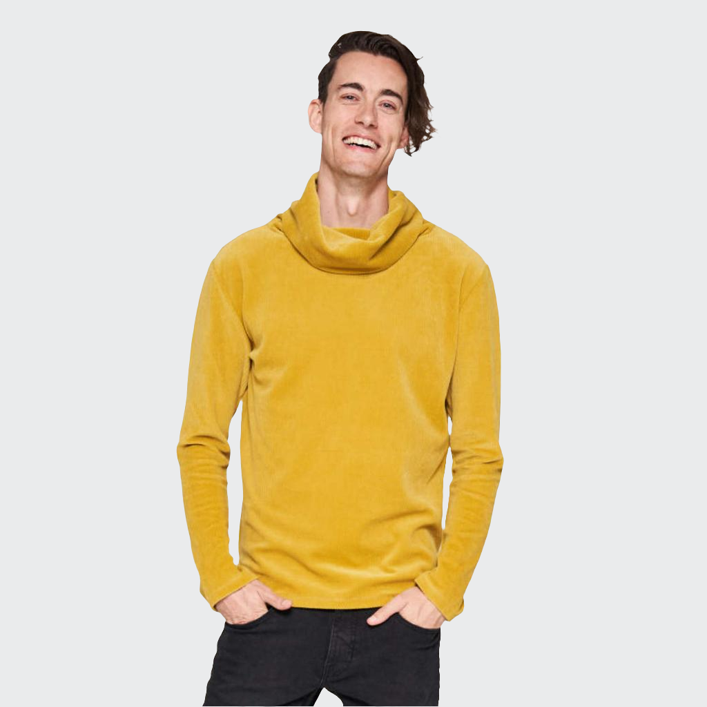 Pullover VOKUHILA Nickicord senfgelb