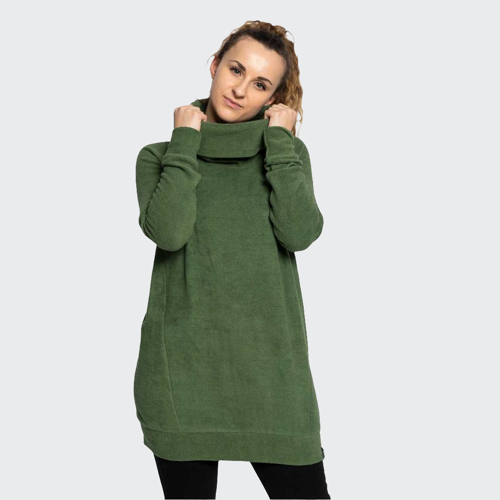 Longpulli PLÜSCH grün