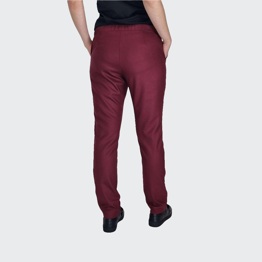 Hose SLIM Bambusviscose berry