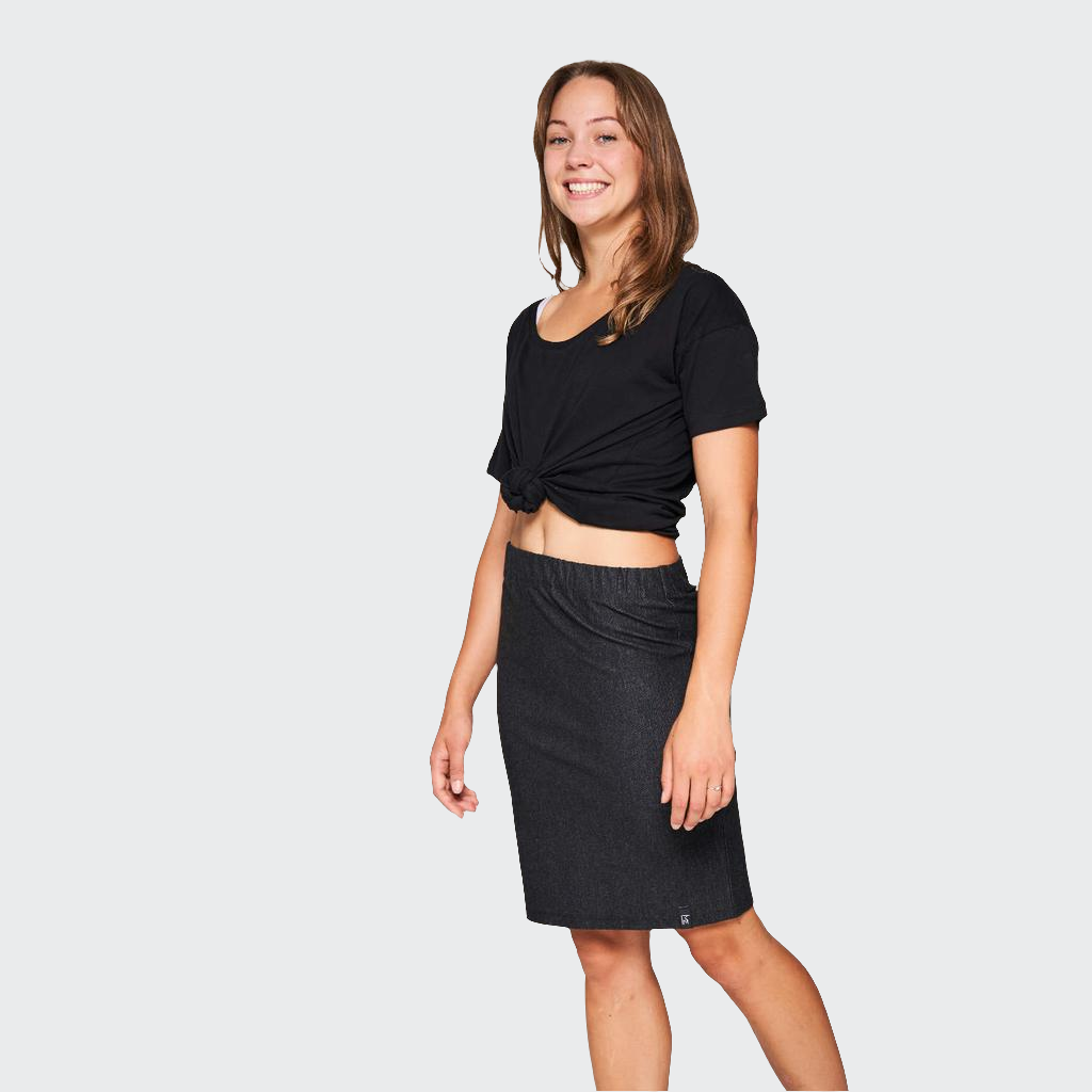 Minirock DENIM STRETCH schwarz