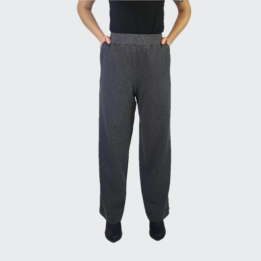 Hose WIDE Struktur dunkelgrau