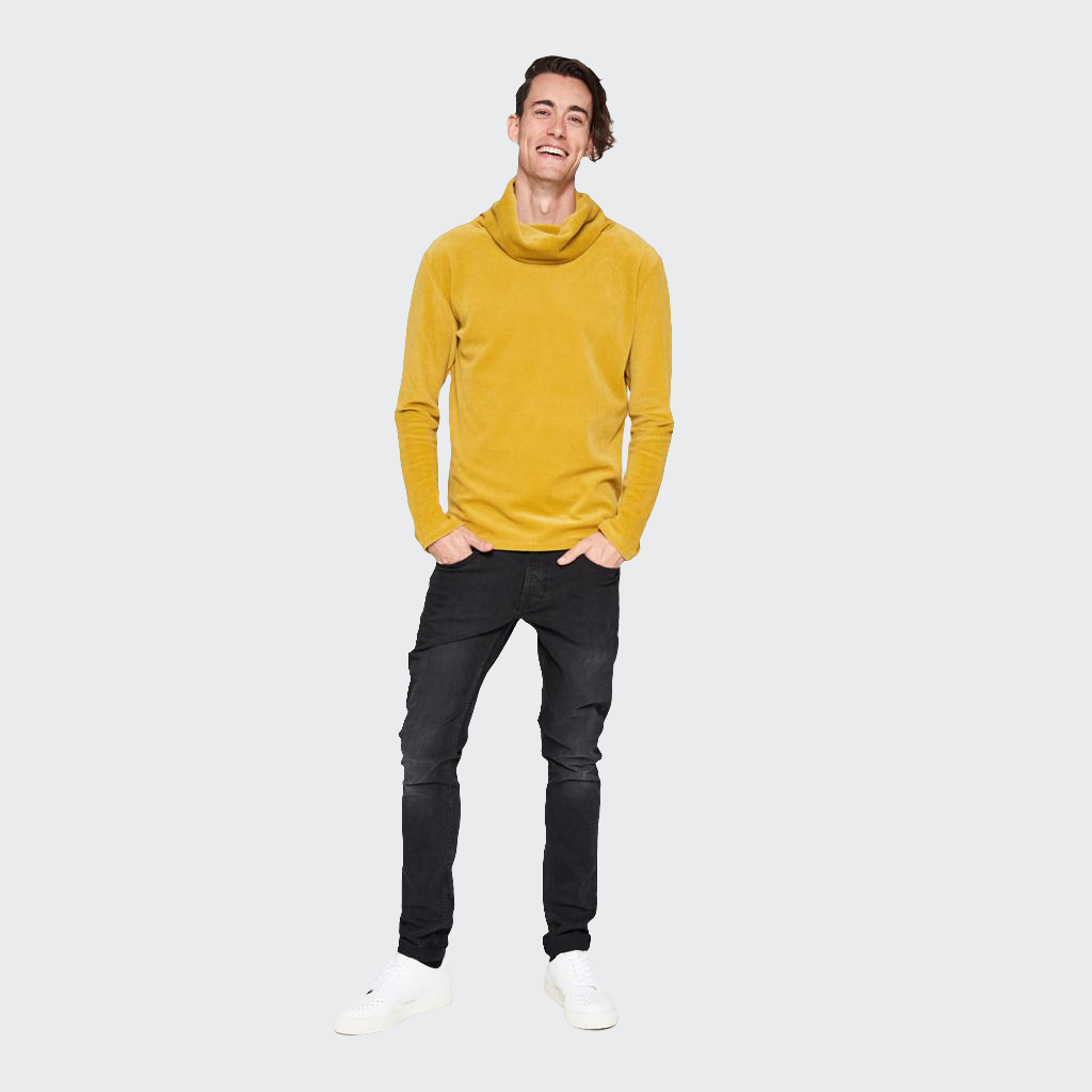 Pullover VOKUHILA Nickicord senfgelb