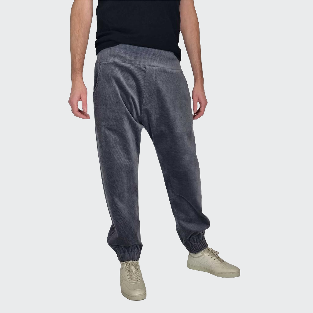 Hose BAGGY Cord dunkelgrau