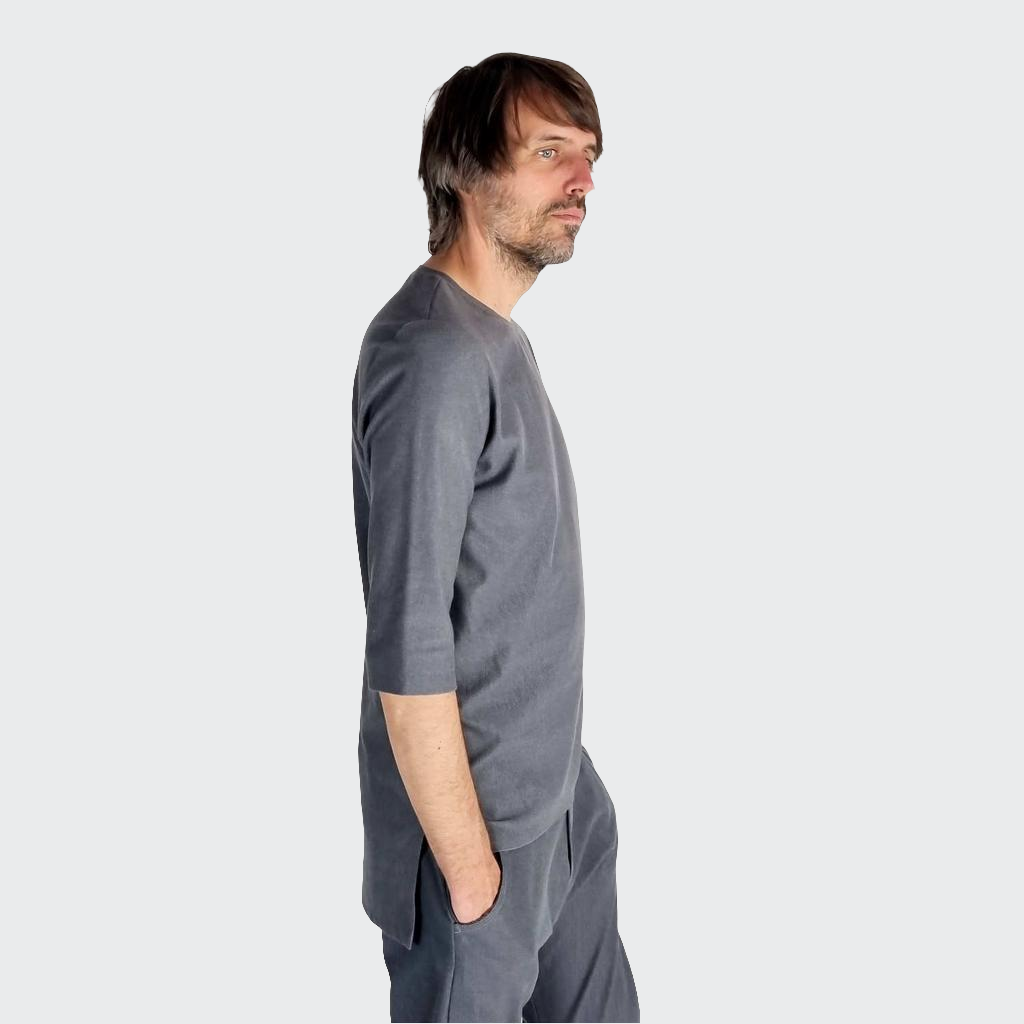 Shirt VOKUHILA Denim Stretch grau
