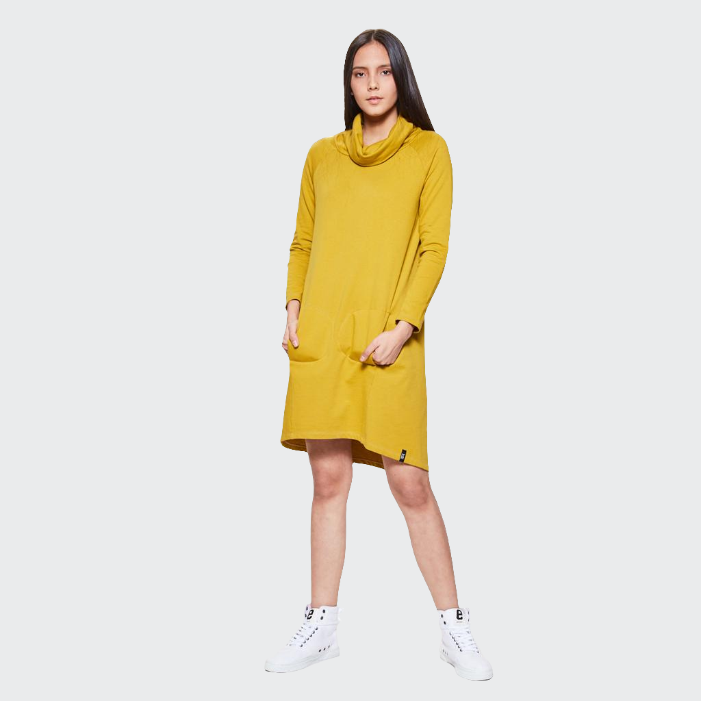 Kleid SWEAT dijongelb