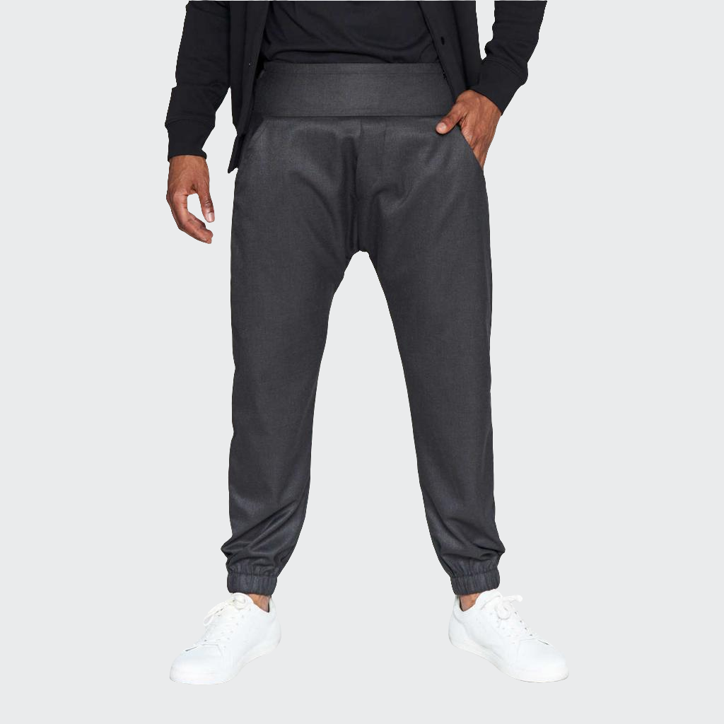 Hose BAGGY Bambusviskose anthrazit