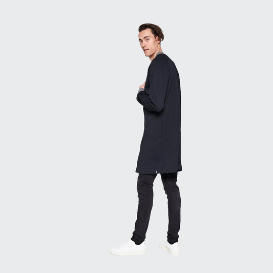 Mantel EXTRA HEAVY SWEAT schwarz/grau