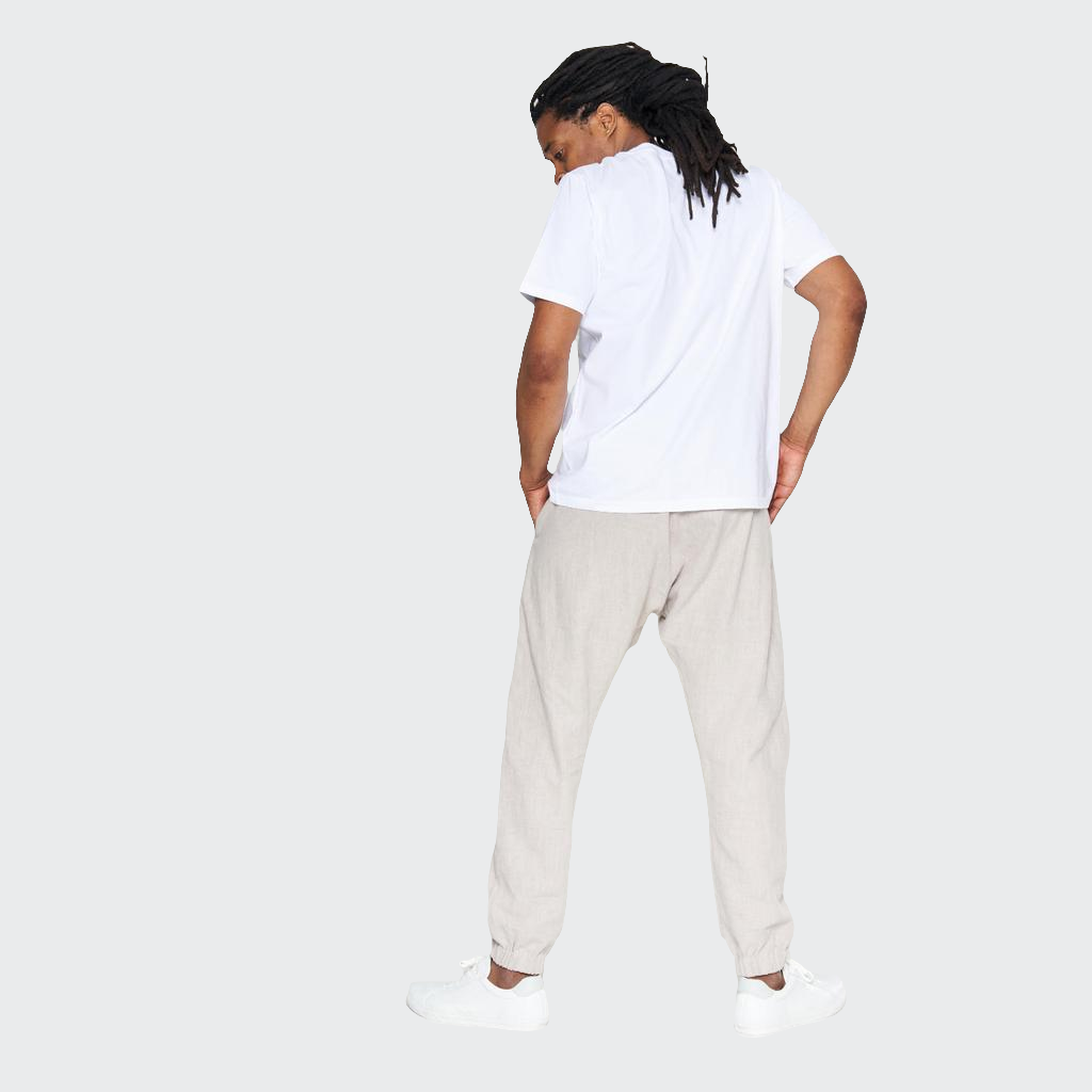 Hose BAGGY Leinen sand