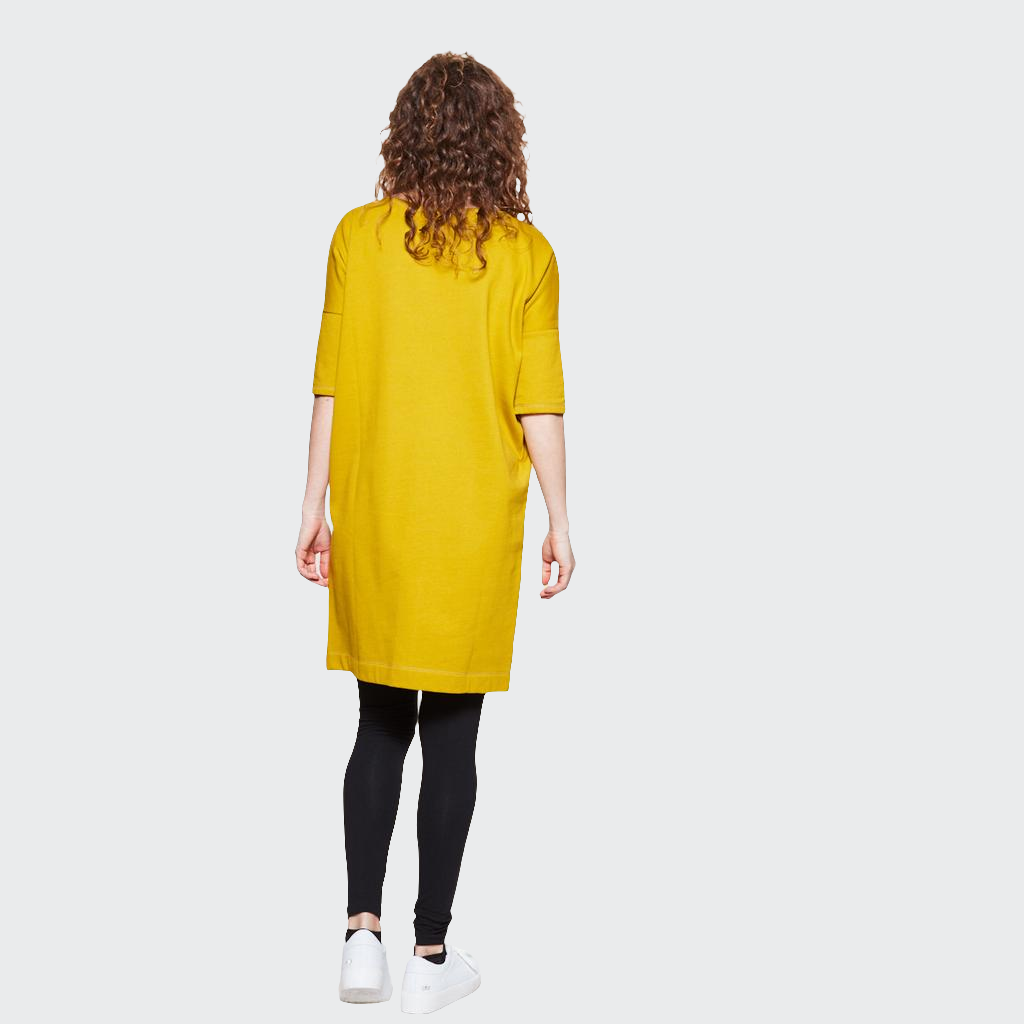 Longshirt mit 1/2-Arm OVERSIZED Sweat dijongelb