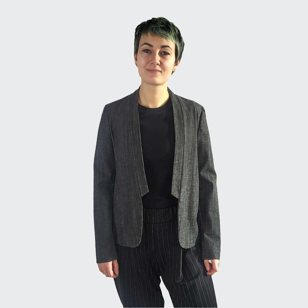 Blazer DENIM schwarz