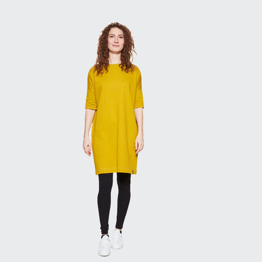 Longshirt mit 1/2-Arm OVERSIZED Sweat dijongelb