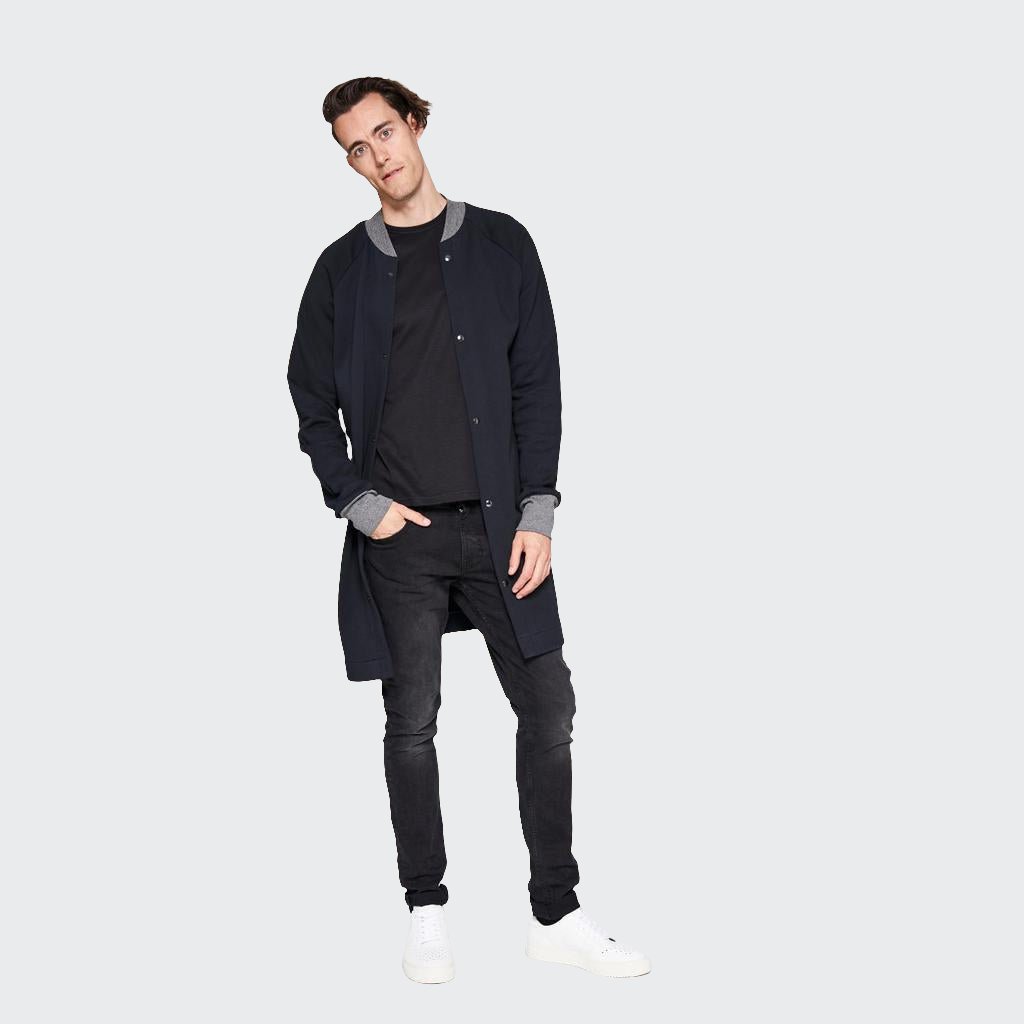 Mantel EXTRA HEAVY SWEAT schwarz/grau