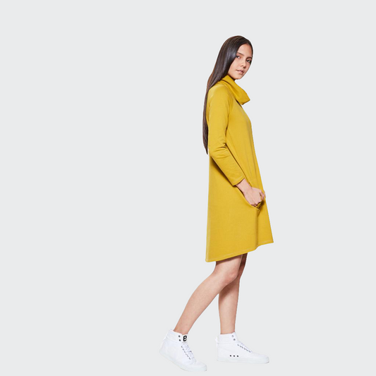 Kleid SWEAT dijongelb