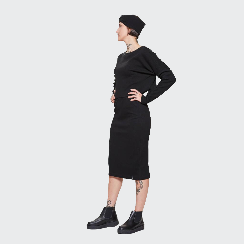 Pullover CROPPED Struktur schwarz