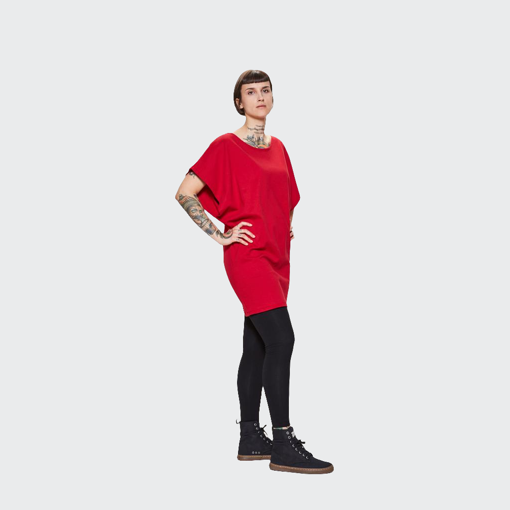 Longshirt OVERSIZED Jersey rot
