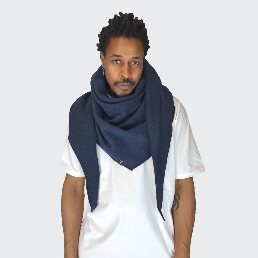 Maxituch BIO-BAUMWOLLFLEECE blau