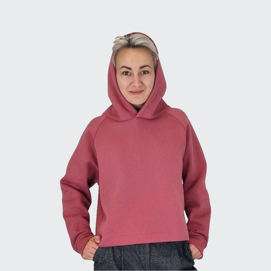 Hoodie BOXY Heavy Sweat rosewood