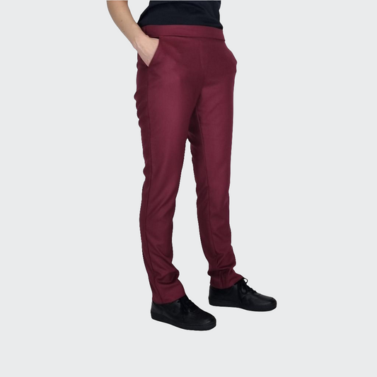 Hose SLIM Bambusviscose berry