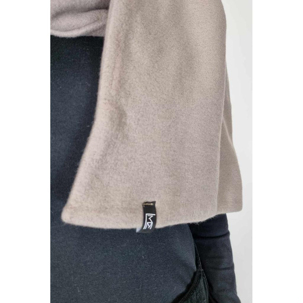 Maxischal BIO-BAUMWOLLFLEECE greige