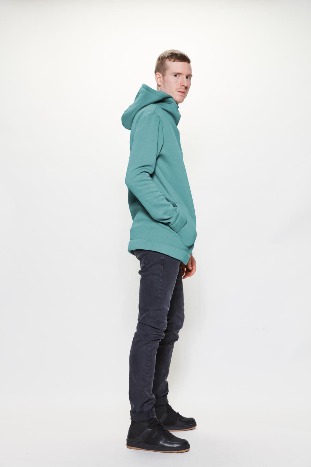 Hoodie LONG Heavy Sweat mint