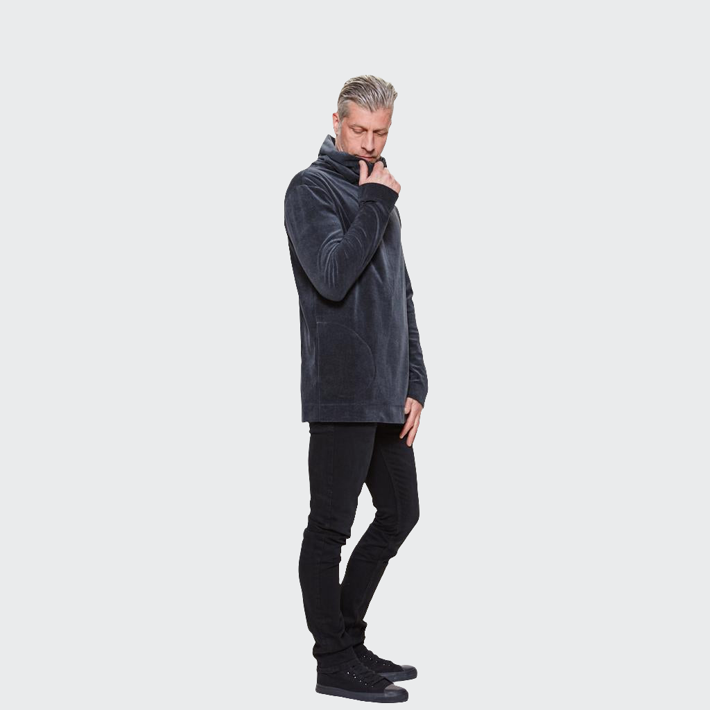 Pullover LONG Heavy Nicky anthrazit
